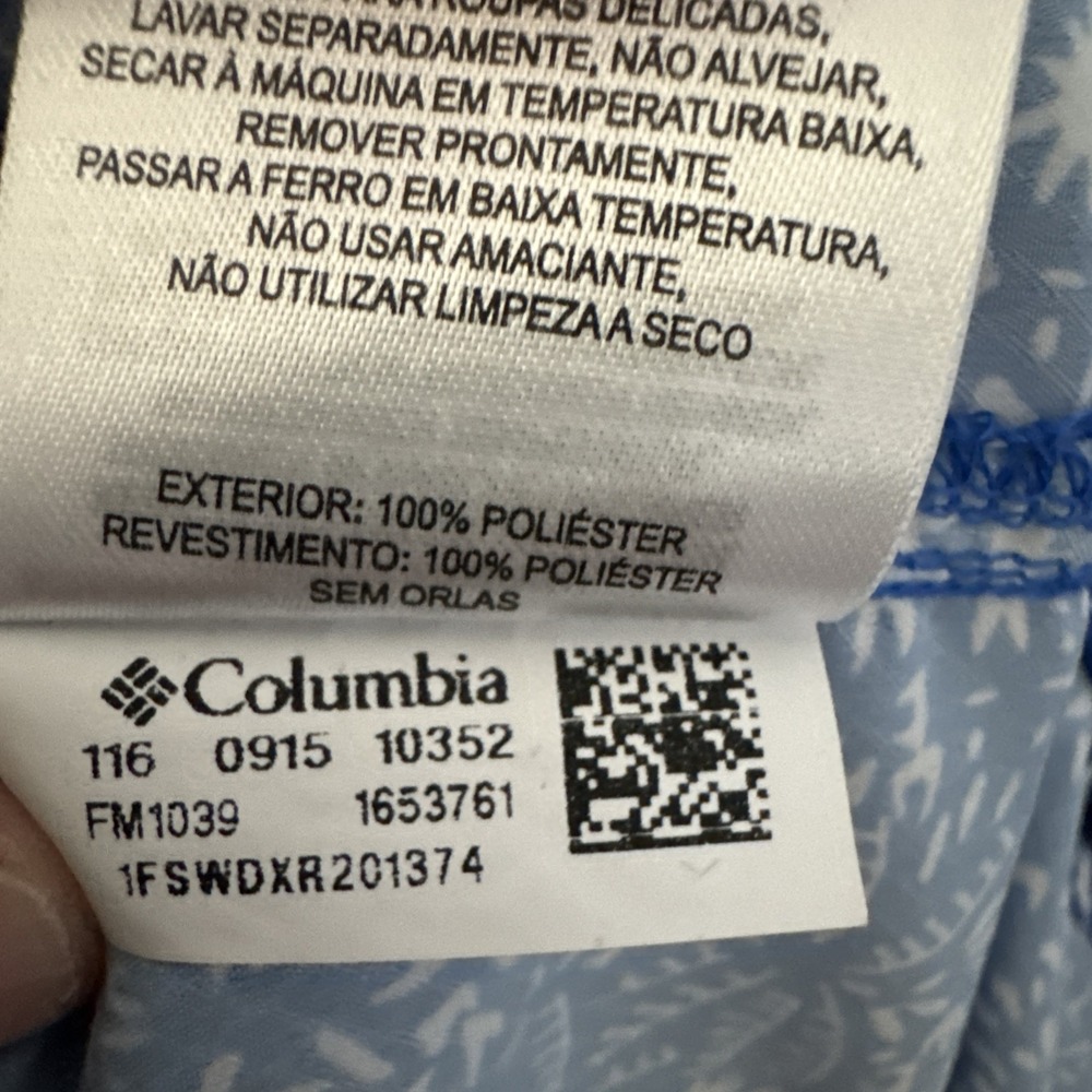 Men's M Columbia Button-Down Shirt - Picture 6 of 6